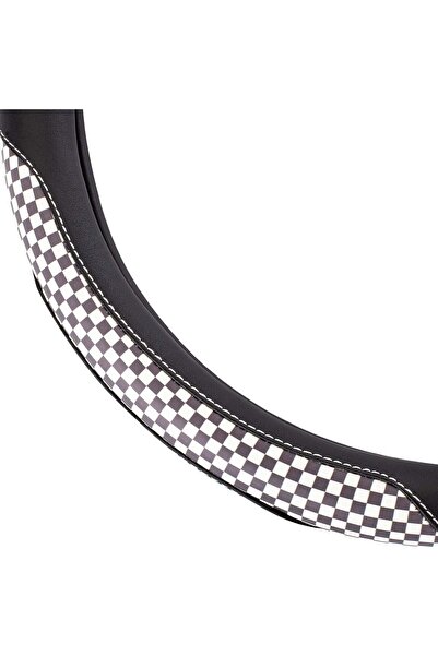 AMIO Husa steering wheel Racing Flag, SWC-39-M (37-39 cm)