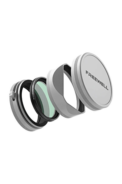 Freewell Set de filtre FujiX100 cu parasolar (argintiu)