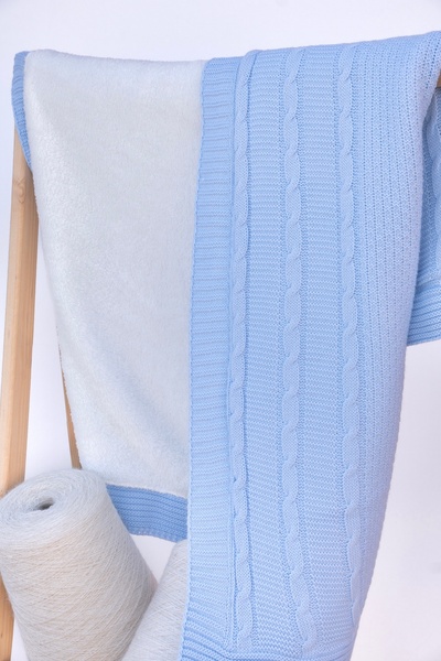 Trikomer Wellsoft İç Kaplamalı Kışlık 85 x 95 cm Triko Yenidoğan Bebek Battan...