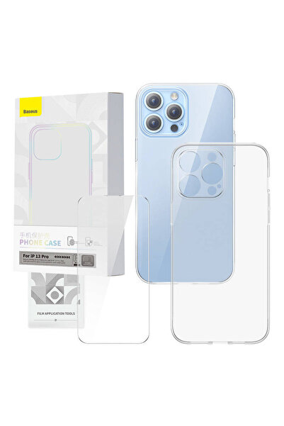 Baseus Kit de protecție Corning carcasă transparentă și sticlă călită pentru ...