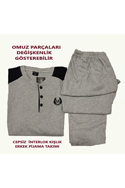 A&K ZÜMRA Combed Cotton Winter Interlock Men's Pajama Set