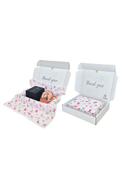 Papette Set 500 buc Hârtie de mătase model Crăciun Gingerbread Parade 17g – format 50x75cm