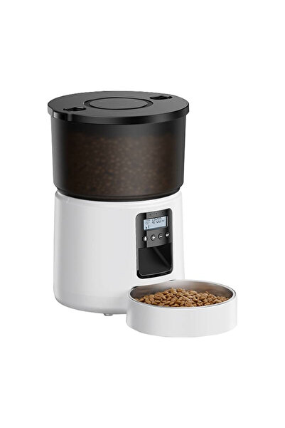 ROJECO 3L Automatic food dispenser button version (white)