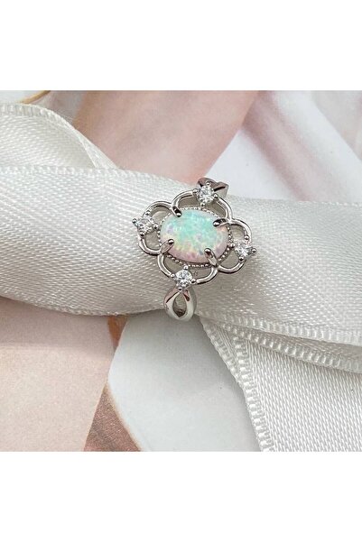 argint 925 NATURAL OPAL STONE RING