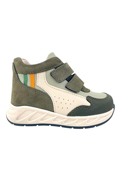 Nubebe Montaña Boys' Leather Boots Khaki