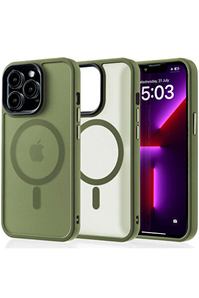 Casey Studios Husa Magsafe iPhone 13 Pro, Incarcare Wireless, Margini Ridicat...