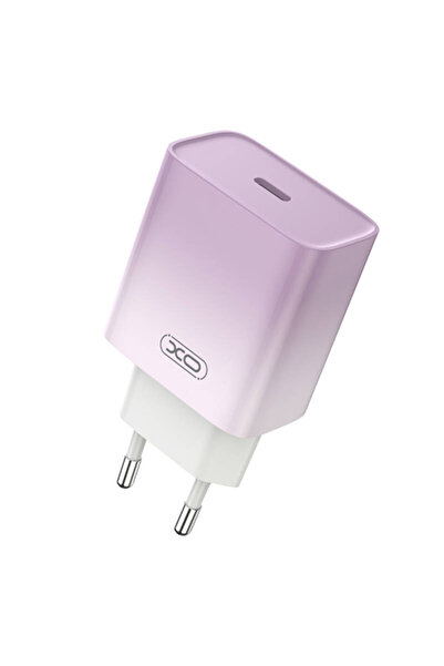 Xo Φορτιστής τοίχου CE18, USB-C, PD30W (Μωβ)