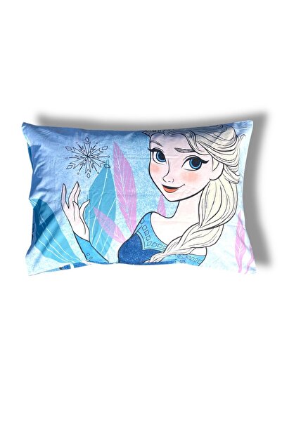 Taç Licensed Elsa Patterned 100% Cotton Fabric 1 Piece Pillowcase 50X70 cm