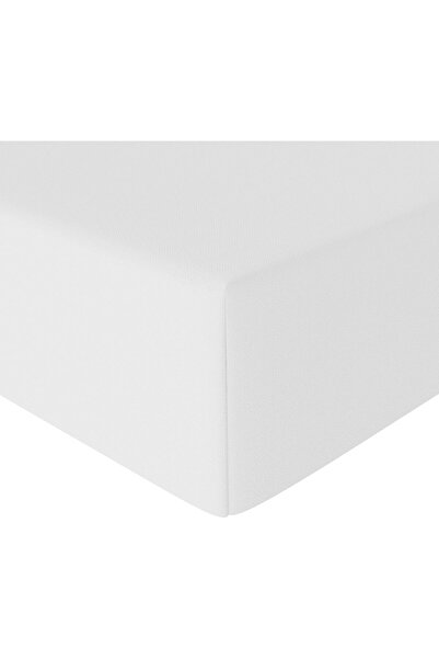 Amazon basics Microfiber Fitted Sheet, Bright White, 180 x 200 x 30 cm
