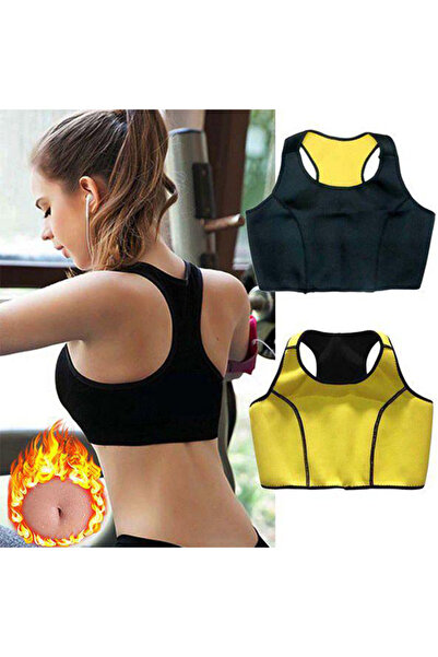 Gymmag Bustieră termică modelatoare din neopren – efect de saună, pentru o si...