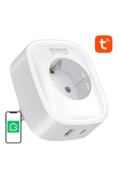 Gosund SP6 16A USB-C 20W Tuya Smart WiFi/Bluetooth Socket