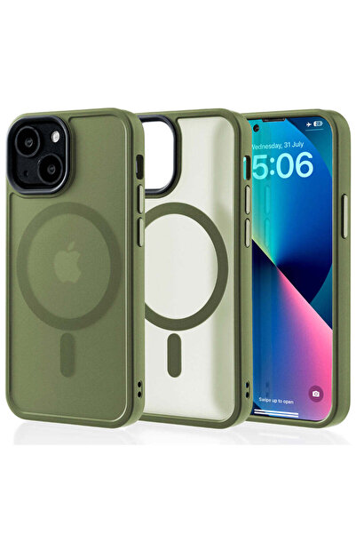 Casey Studios Husa Magsafe iPhone 13 Mini, Incarcare Wireless, Margini Ridica...