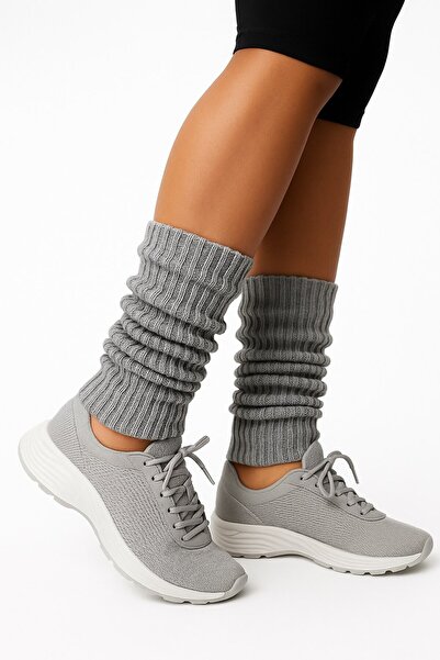 Plus Scorpion Γυναικεία πλεκτά κολάν – Μαλακά ελαστικά θερμαντικά ποδαράκια που καλύπτουν το γόνατο