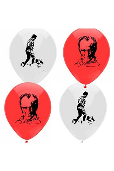 ealoni بالون أتاتورك المطبوع من اللاتكس عبوة 10 قطع