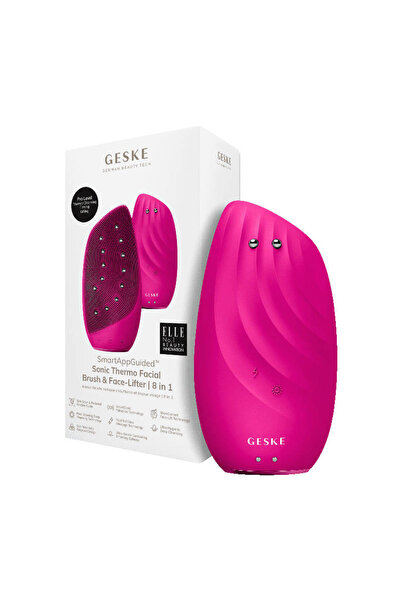 Geske Sonic Thermo Facial Brush & Face-Lifter 8in1 with APP (magenta)