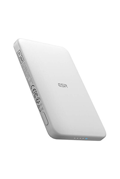 ESR Qi2 MagSlim 5000 mAh powerbank magnetic (alb)
