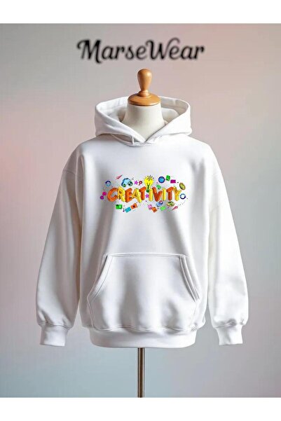 Vordevia سترة إبداعية مطبوع من القطن بثلاثة خيوط O قصة فضفاضة