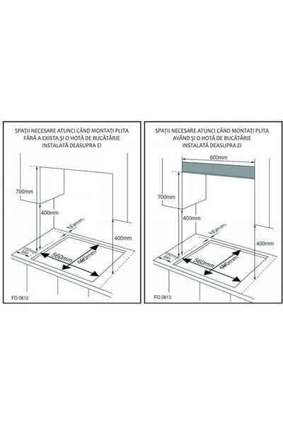 Samus Plita incorporabila PSG-64SG4 4 arzatoare pe gaz Grătare din fontă 58 cm Sticla Neagra