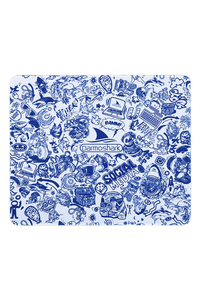 DARMOSHARK Pad de gaming PAD-3 (alb)