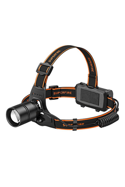 SUPERFIRE Lanternă frontală HL71 – 500 lm, USB, 5 moduri