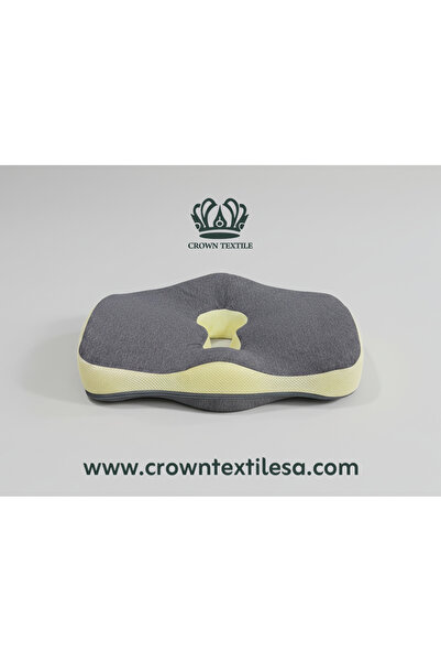 Crown Textile وسادة مقعد طبي من الميموري فوم لتخفيف الضغط ودعم الفقرات عند ال...
