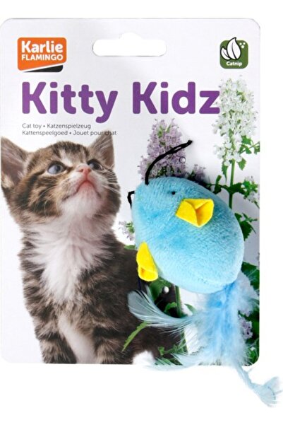 Karlie لعبة قطة ذات ريش 9 سم