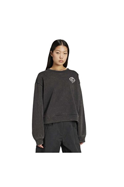 adidas Jx1276-K Buffy Crew Women's Sweatshirt Black