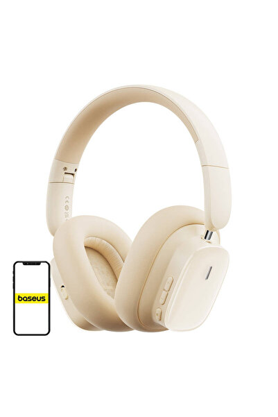 Baseus Wireless Headphones with Noise-Cancellation Bowie H1i (White)