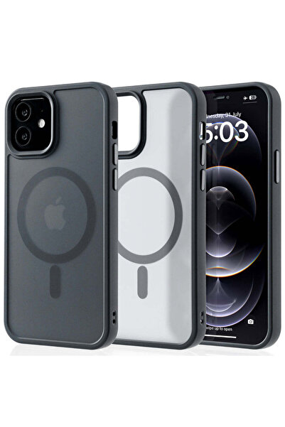 Casey Studios Husa Magsafe iPhone 12/12 Pro, Incarcare Wireless, Margini Ridi...