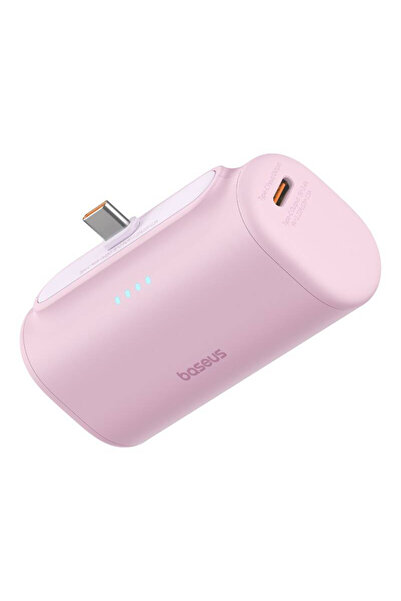 Baseus Powerbank Compact USB-C 5000mAh, 20W (roz)