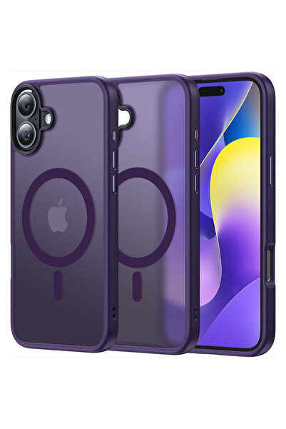 Casey Studios Husa Magsafe iPhone 16 Plus, Incarcare Wireless, Margini Ridica...