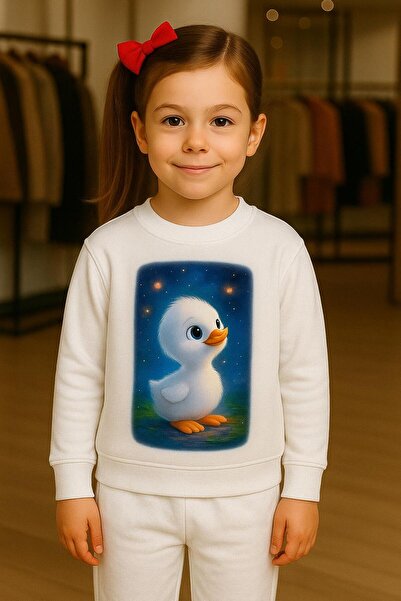 playwear Set de trening cu model de rață de noapte, pentru vârstele 3-4-5-6-7...