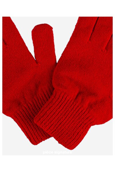 PIECE SIGNATURE 88% Acrylic 12% Elastane, High Quality Colorful Gloves for Boys and Girls (Age 5-8)