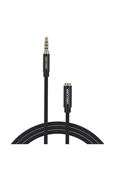 Vention Καλώδιο ήχου BHCBI 3.5mm TRRS αρσενικό σε 3.5mm θηλυκό 3m μαύρο