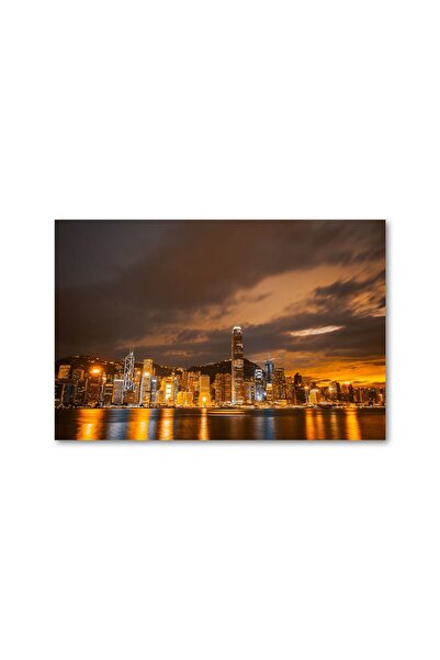 4Decor Tablou canvas 4Decor, Oras la apus de soare, 60x90cm, DM0167