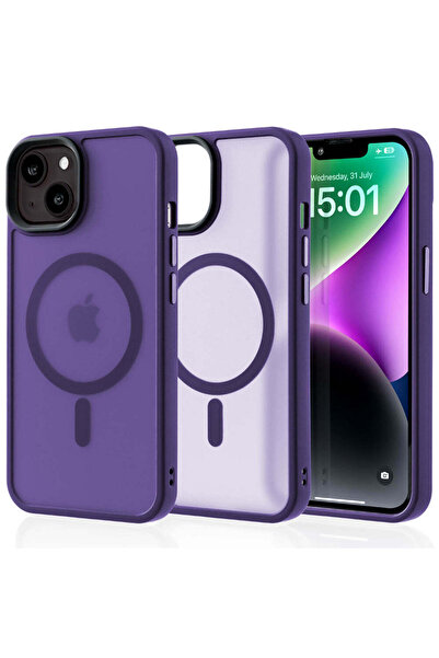 Casey Studios Husa Magsafe iPhone 14, Incarcare Wireless, Margini Ridicate, S...