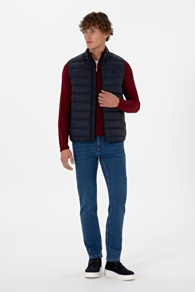 U.S. Polo Assn. Yony25K U.S. Polo Assn. Men's Vest 2246396 Navy Blue