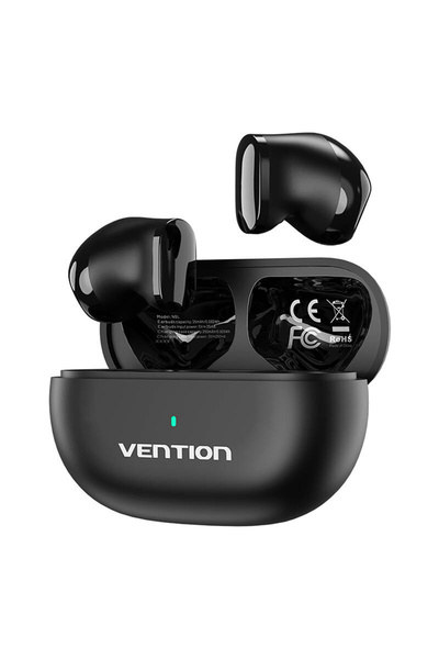 Vention TWS NBLB0 Earbuds T12 Căști fără fir (negru)