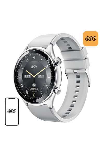 QCY S7 Smartwatch (Silver)