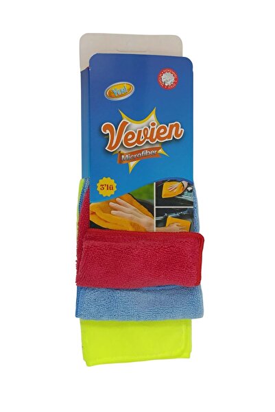 VEVİEN HOME Πανί καθαρισμού αυτοκινήτων από μικροΐνες για αυτόματο στέγνωμα |   3 τεμάχια 32x32 εκ