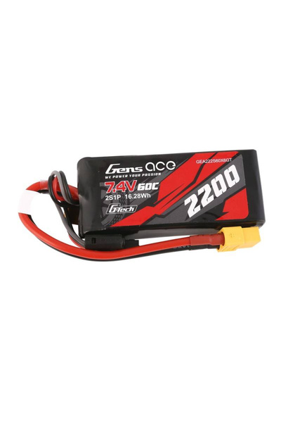 GENS ACE Acumulator GensAce G-Tech LiPo 2200mAh 7.4V 60C 2S1P XT60