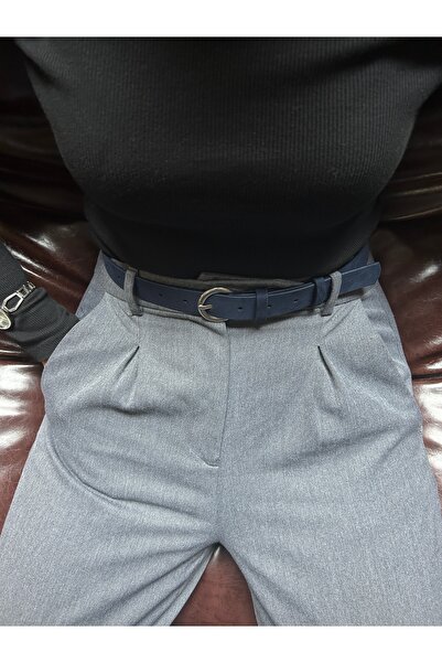 LİA KEMER حزام نسائي من الجلد السويدي المنقوش بتصميم دائري من Illume، حزام فض...