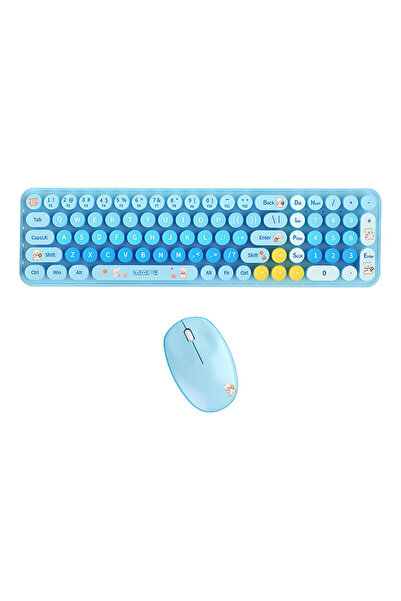Mofii Set tastatură + mouse fără fir MOFI Baby Bear (albastru)