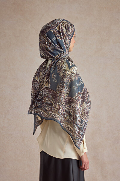Qef Cotton Shawl Flow Olive