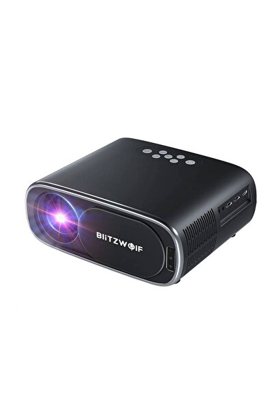 BlitzWolf BW-V4 1080p LED projector/projector, Wi-Fi + Bluetooth (black)
