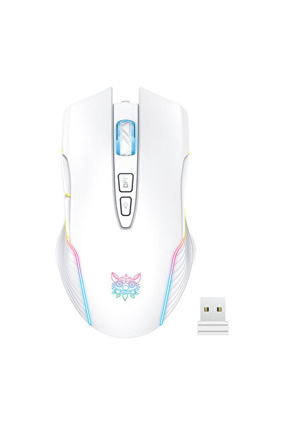 Onikuma CW905 Mouse de gaming fără fir alb