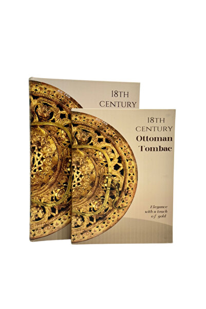 Lara Decor Ottoman Tombac Kitap Kutu Seti