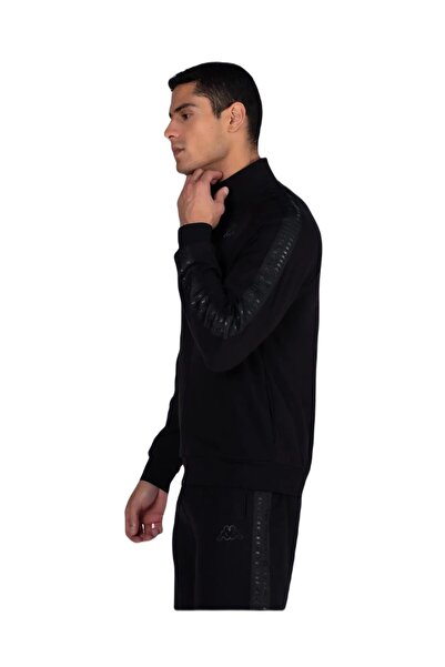 Kappa 371I61W005 Logo Billy Tk Men's Sports Jacket Black