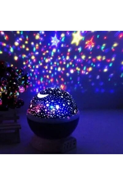 OEK NEI STORE Rotating projector with star and moon projection Pink