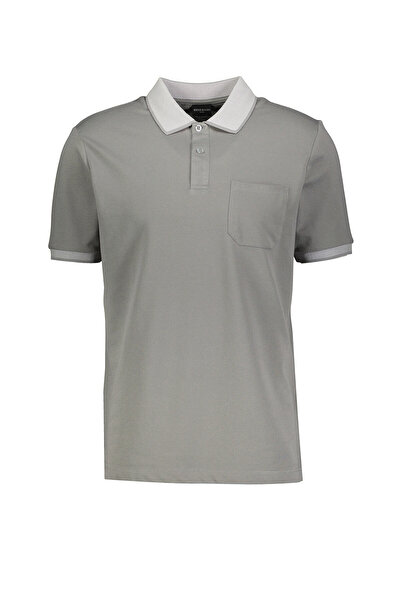 ALTINYILDIZ CLASSICS Altınyıldız 4A9000000004 Gri Erkek Tek Cepli Polo Yaka T...